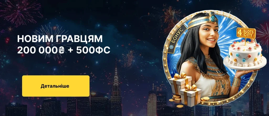 Бонуси та акції для гравців SlotsCity