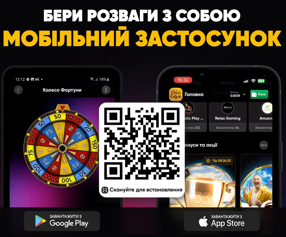 Додатки Slots City: як завантажити для iOS та Android